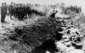 Fuzilamentos durante a 2ª guerra mundial: exemplo de mal moral.