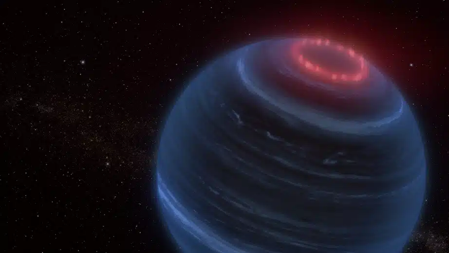 Ilustração artística do fenômeno