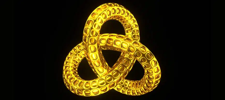 químicos dão um nó de 54 átomos